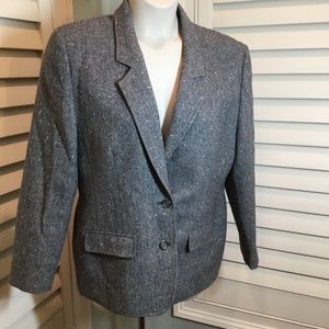 Pendleton Blue HeatherJacket Blazer Size 16